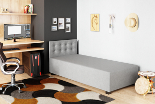 Posteľ do spálne - Gauč hotelovej postele s filipom+ 80 cm matrac