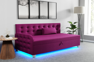 Posteľ do študenskej izby - Cavern Youth Bed Glamour Sofa 80x200 cm