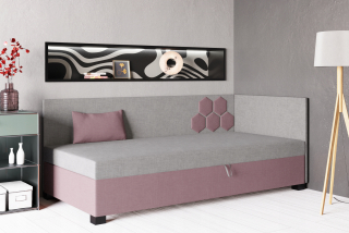 Posteľ do spálne - Gauč single lôžko s matracmi Maja+110 cm