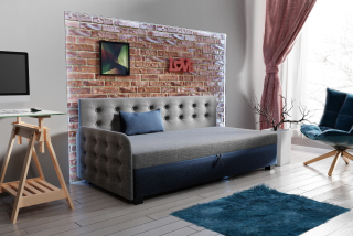 Posteľ do študenskej izby - Veľký posuvný šatník s trojdverovým zrkadlom 250x245
