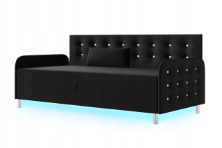 Posteľ do spálne - Single Gauč s matracom blanda blanda+LED 90