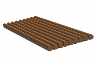 Termelt polyamidový plnivo pre drevo - dub
