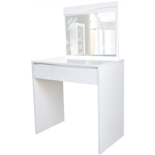 Toaletný stolík - Toaletný stolík Kielce Furniture Factory White 78 x 131 x 49,5 cm