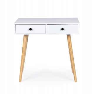 Kancelársky stôl - Kozmetický toaletný stolík Biała Console 80x45x77