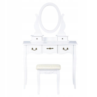 Toaletný stolík - Goodhome toaletný tabuľka 90 x 145 x 40,1 cm