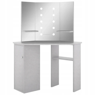 Toaletný stolík - Záver TABLE TABLE MAT 111 x 141,5 x 54 cm podsvietenia