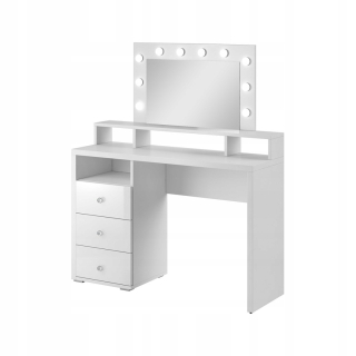 Toaletné stolíky - Diva White toaletný stolík