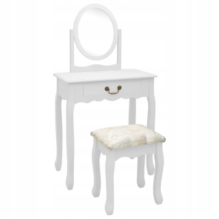 Toaletný stolík - VADAXL WHITE TABLE TABUĽKA 65 x 128 x 36 cm
