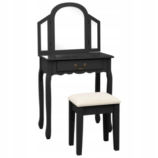 Toaletný stolík - Tabuľka závodu Vidaxl 65 x 128 x 36 cm stolička