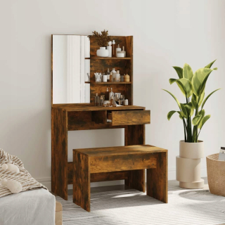Toaletný stolík - Vidaxl 74 x 141 x 40 cm stolica