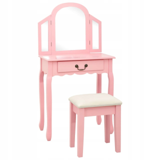 Toaletný stolík - Odtiene toaletného stolíka Vidaxl 65 x 128 x 36 cm stolička Vrátane