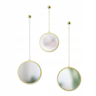 Zrkadlo do predsiene - Umbra Dima Circle Set 3 zrkadlá okrúhle pôvab