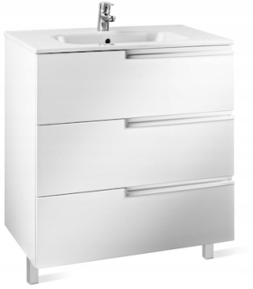 Skrinka do kúpeľne - Washbasin s rodinným kabinetom 70 cm Roca Victoria-N