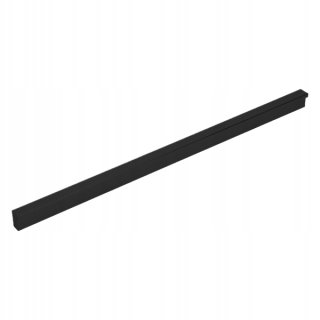 Úchytky na nábytok - Držiak nábytku pre šatník Black Mat L-1200 dlhý