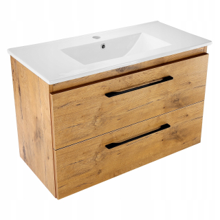 Skrinka do kúpeľne - Podozrivý Washbasin s dubom skrinky, podkrovím, výrobcom
