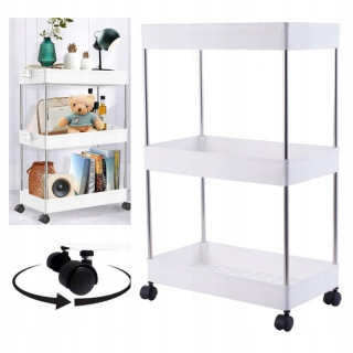 Kúpeľňová polica - Universal Bookcase, CB23 Wheels Cabinet