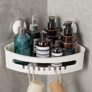 Kúpeľňová polica - Velmade rohový sprcha caddy