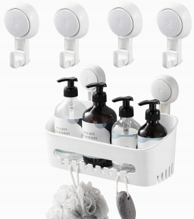 Kúpeľňová polica - Velmade Shower Caddy, sprchové police 5 balení