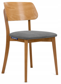 Kuchynská, jedálenská stolička - Vinis Modern Woodenova stolička šedá dub