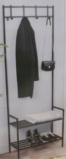 Vešiak do predsiene - Hanger Metal Poličky pre topánky na šatníku chodby