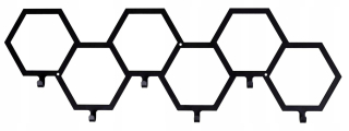 Vešiak do predsiene - Loft hexagon uteráky vešiak