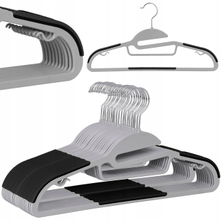Vešiak do predsiene - Anti -Slip Clother Hanger Strong Grey 20x