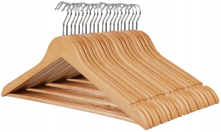 Vešiak do predsiene - Drevené vešiaky 20 Sztuk Strong Wooden Winker