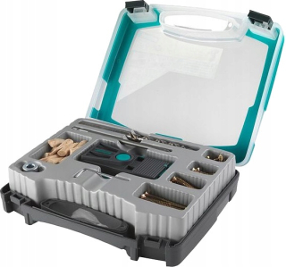 Úchytky na nábytok - Wolfcraft 4642000 Set pre neviditeľné pripojenia