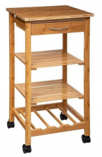 Kuchynský vozík - TABLA + 2 stoličky Moderný škandinávsky štýl