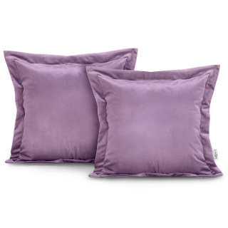 Obliečka na vankúš - Velvet vankúše pre vankúš 45x45 cm lila