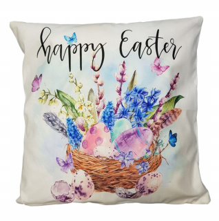 Obliečka na vankúš - Veľkonočný vankúš Jasiek Happy Easter Basket