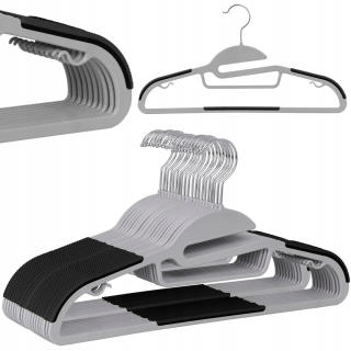 Vešiak do predsiene - Flexi Hanger Set 20 Gray -black