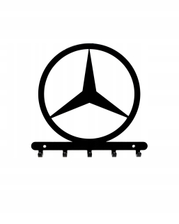 Vešiak do predsiene - Kovový vešiak Mercedes