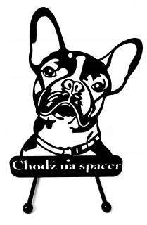 Vešiak do predsiene - Kľúče vešiakov na Lanker francúzsky buldog krásne