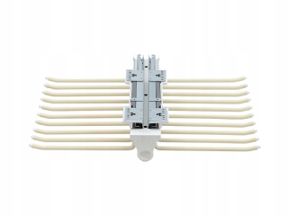 Vešiaky - Dvojité WB-668 Pants Hanger White Anthracite