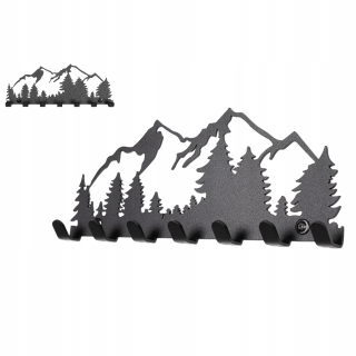Vešiak do predsiene - Mountains Wall Hanger 7 klobúky 25 cm na oblečenie