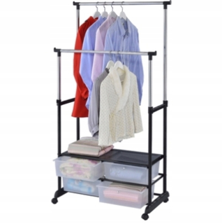 Vešiak do predsiene - Okrúhle zrkadlo 60 cm podkrovie módne tenké čierne
