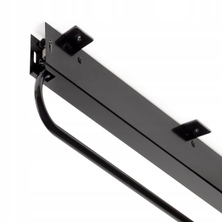 Vešiaky - Vešiak rozšíriteľný na self 800 mm šatník Emoca Black