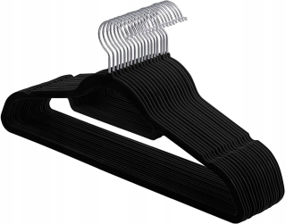 Vešiak do predsiene - Velor Hangers 50 ks - CRF50B