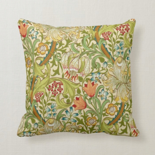 Obliečka na vankúš - William Morris Pillowcase Golden Lily Vintage