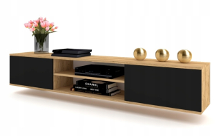 Skrinka pod TV - Závesný RTV Cabinet Craft Craft Black 200