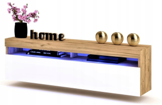 Skrinka pod TV - Závesný RTV Cabinet Play Craft Craft Led 120