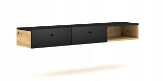 Skrinka pod TV - Závesná kabineta RTV Tania 140 cm Oak Artisan Mat