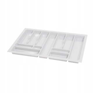 Podložka, organizér do zásuvky - Zásuvka vložte 80/50 cm plastový 730x490 mm biely