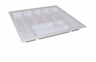 Kuchynské zasuvky - Príbory vložka pre zásuvku 60 cm bielej 49 cm