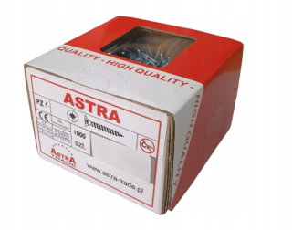 Skrutka konfirmát - Drevené skrutky 4,0 x 16 Astra 1 000 ks.