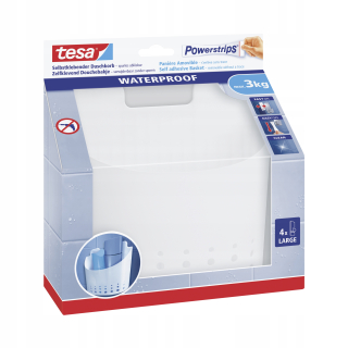 Kúpeľňová polica - Tesa Powerstrips Vodotesný kôš