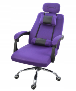 Herné kreslo - Pohodlná moderná kancelárska stolička Purple GPX010