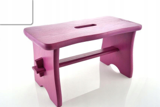 Stolík, taburetka - Stolice Stool Pydel maľovaná 26,0 cm