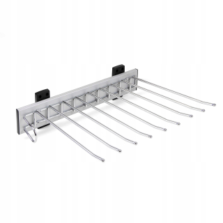 Vešiaky - Rukoväť podpora 240 mm čierna držiak 2 ks.